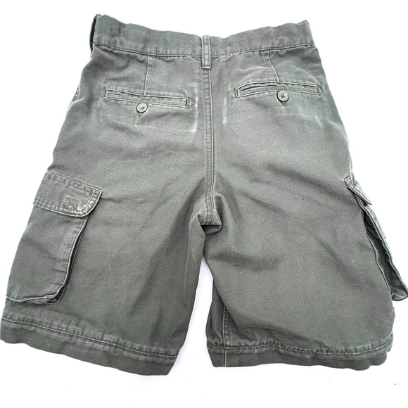 BOY SCOUTS OF AMERICA Youth 10 Green‎ Cargo Shorts Uniform USA Cotton Pockets - Picture 2 of 8